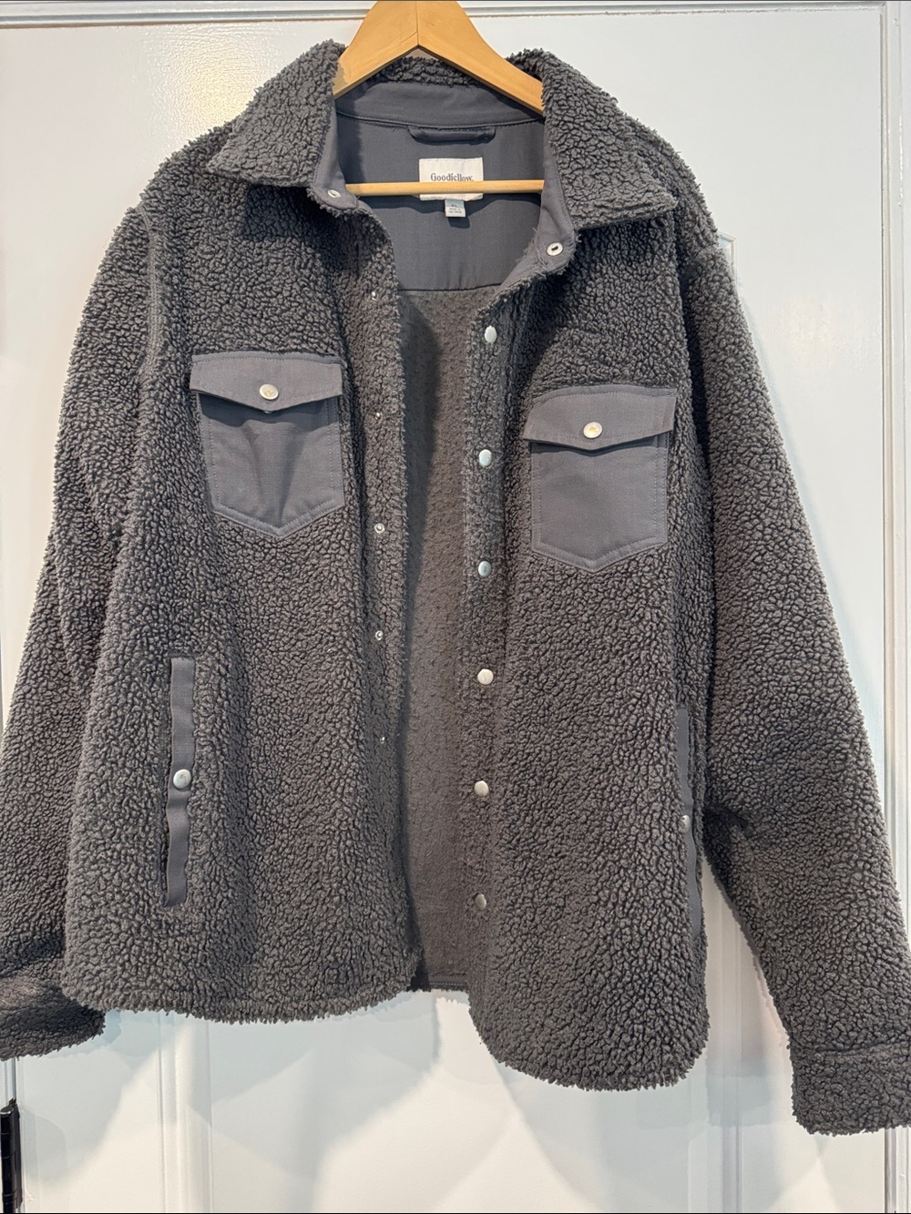 Goodfellow & Co. Women’s Oversized Fleece Jacket Size XL